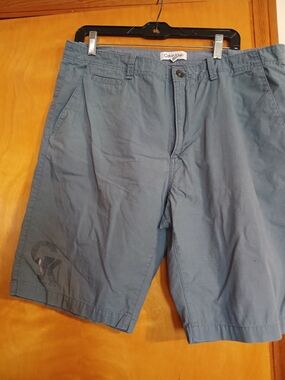 Calvin Klein Men's Slate Blue Flat Front Shorts